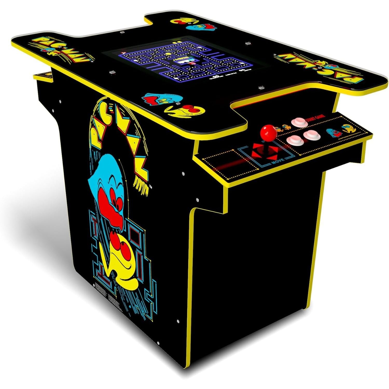 Arcade1UP PAC-MAN HEAD TO HEAD TABLE GARANZIA UFFICIALE POLYPHOTO 2 ANNI