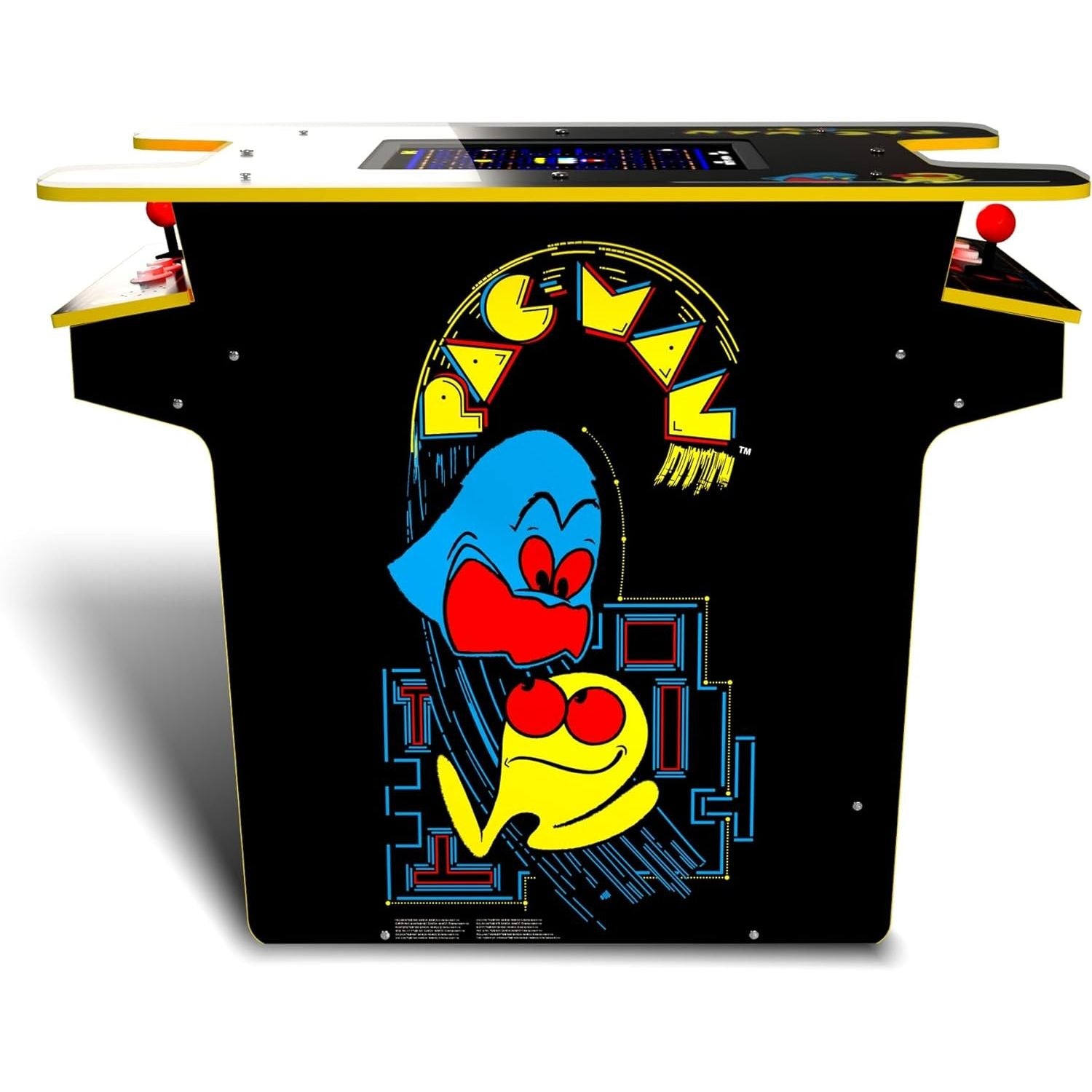 Arcade1UP PAC-MAN HEAD TO HEAD TABLE GARANZIA UFFICIALE POLYPHOTO 2 ANNI