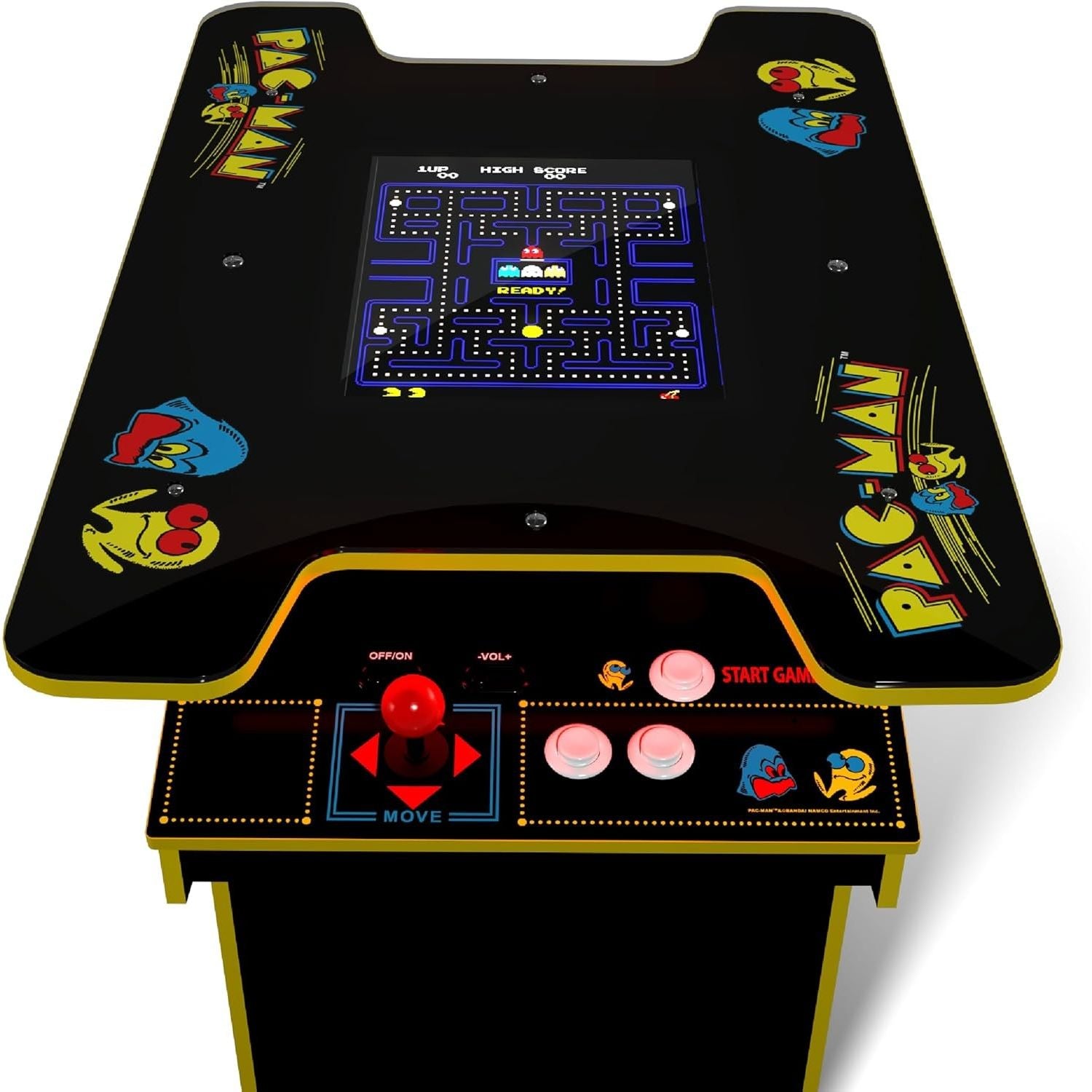 Arcade1UP PAC-MAN HEAD TO HEAD TABLE GARANZIA UFFICIALE POLYPHOTO 2 ANNI