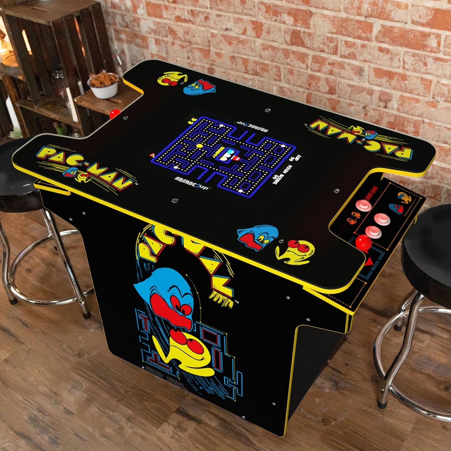 Arcade1UP PAC-MAN HEAD TO HEAD TABLE GARANZIA UFFICIALE POLYPHOTO 2 ANNI