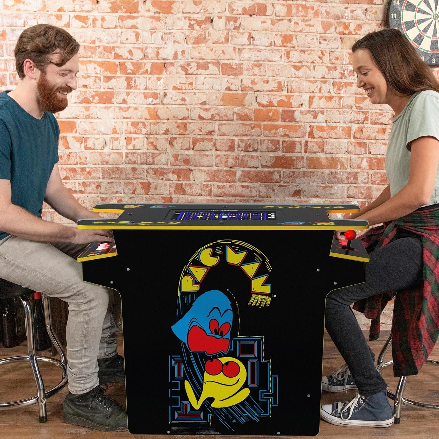 Arcade1UP PAC-MAN HEAD TO HEAD TABLE GARANZIA UFFICIALE POLYPHOTO 2 ANNI