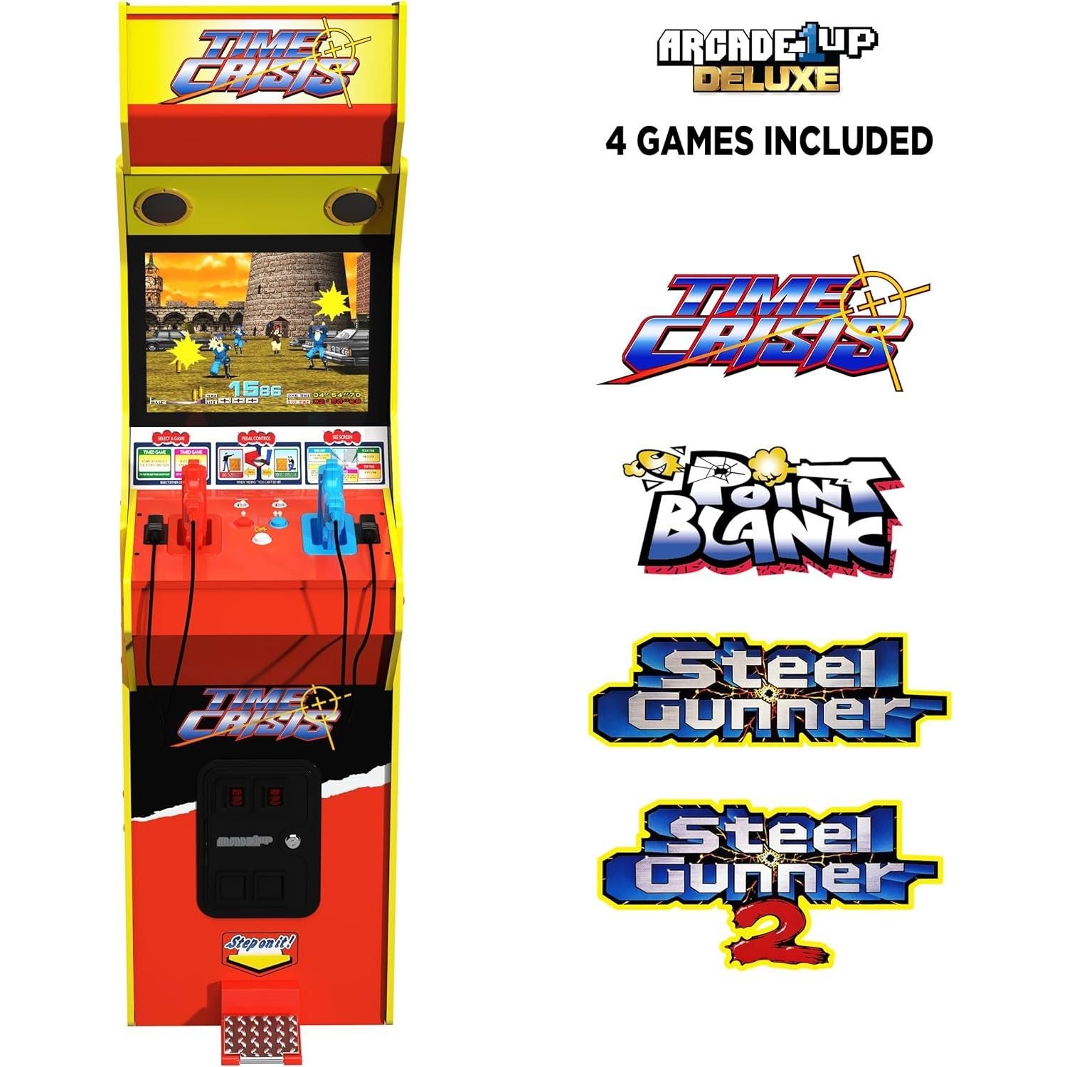Arcade1UP TIME CRISIS GARANZIA UFFICIALE POLYPHOTO 2 ANNI