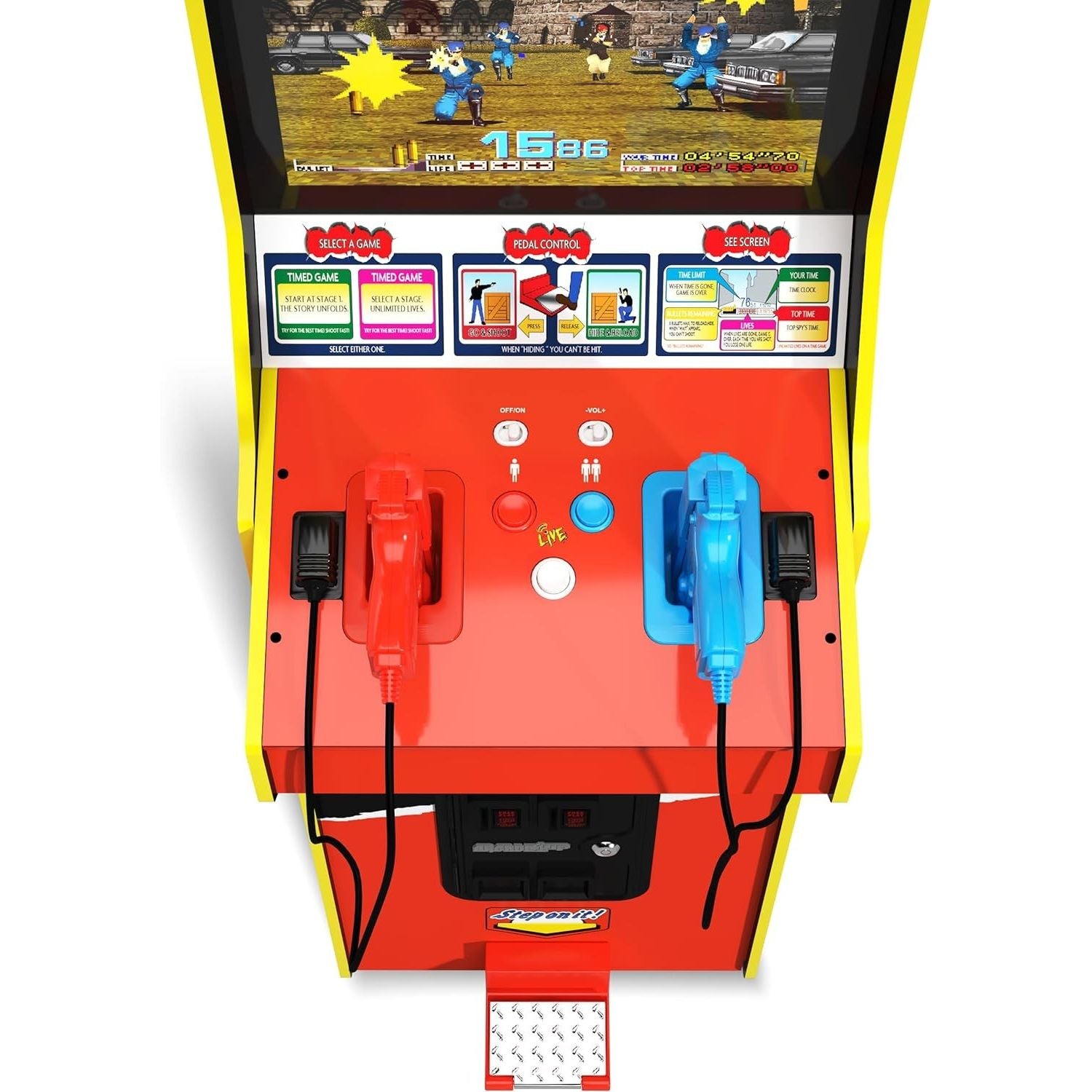 Arcade1UP TIME CRISIS GARANZIA UFFICIALE POLYPHOTO 2 ANNI