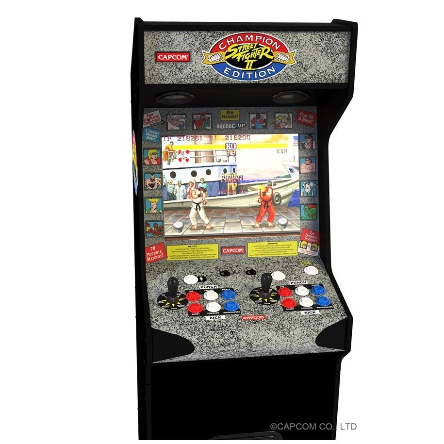 Arcade1UP STREET FIGHTER DELUXE GAME GARANZIA UFFICIALE POLYPHOTO 2 ANNI