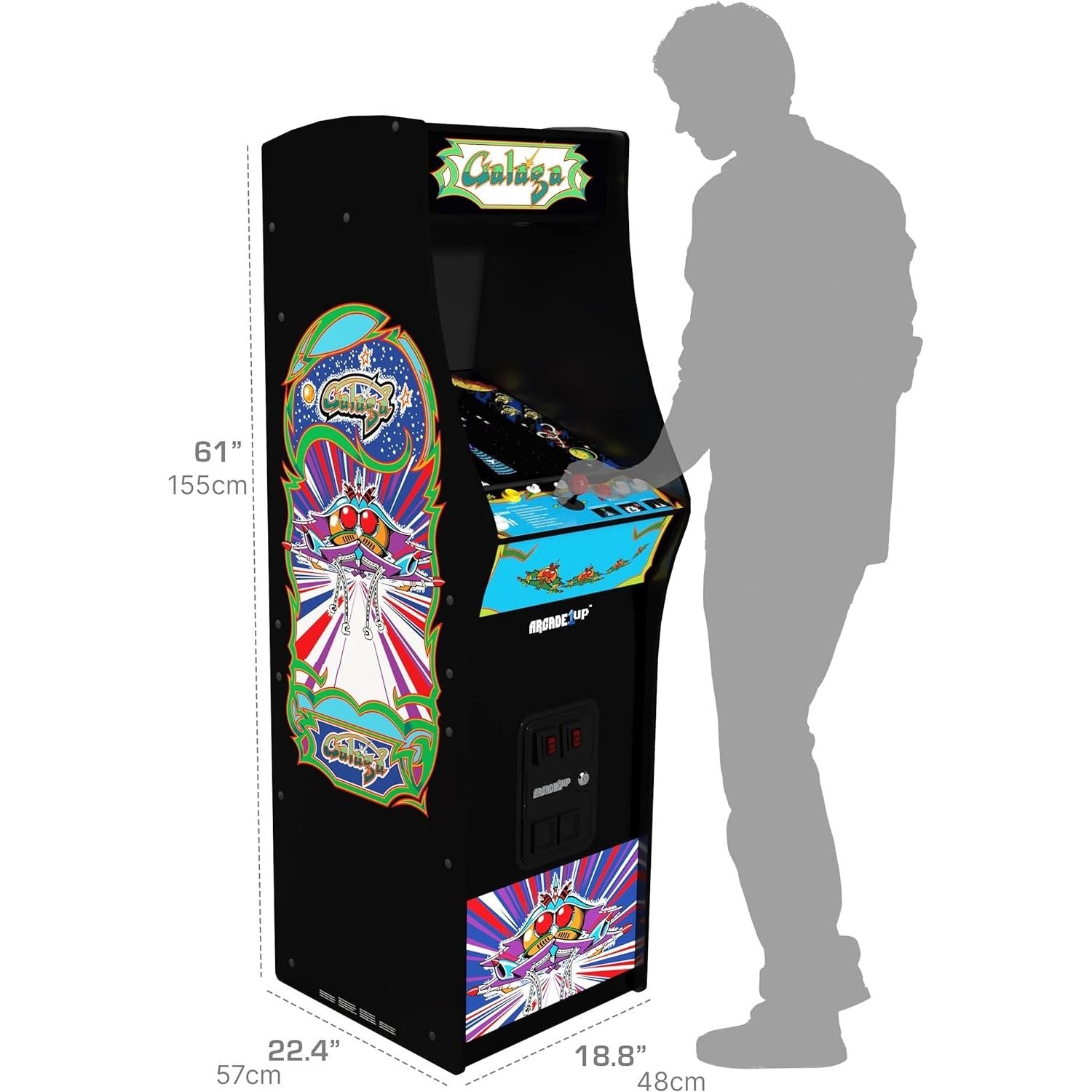 Arcade1UP GALAGA DELUXE GARANZIA UFFICIALE POLYPHOTO 2 ANNI