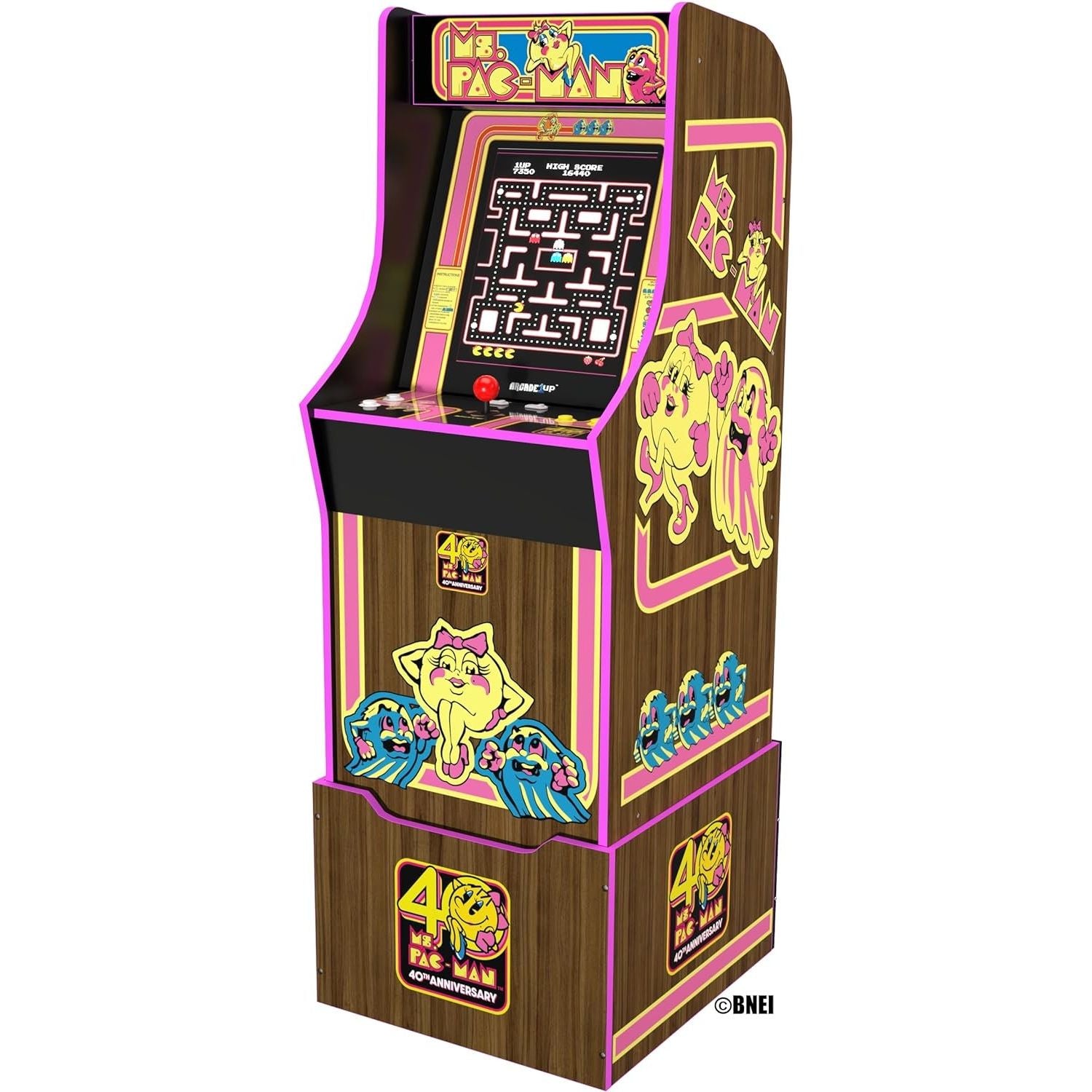 Arcade1UP MS PAC-MAN 40TH ANNIVERSARY EDITION GARANZIA UFFICIALE POLYPHOTO 2 ANNI