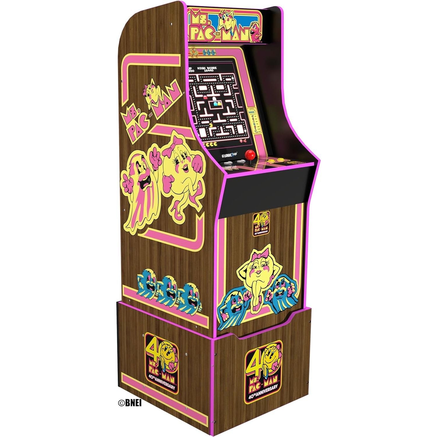 Arcade1UP MS PAC-MAN 40TH ANNIVERSARY EDITION GARANZIA UFFICIALE POLYPHOTO 2 ANNI
