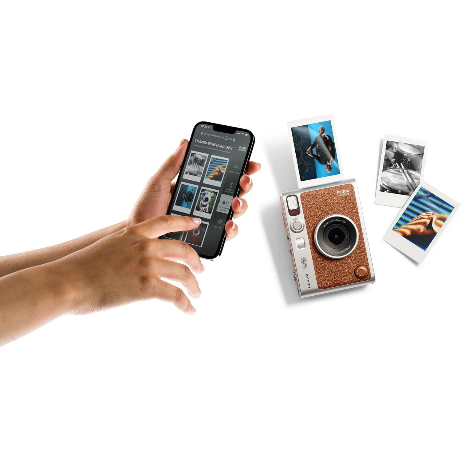 Fujifilm Instax Mini EVO Hybride Brown GARANZIA UFFICIALE 2 ANNI ITALIA