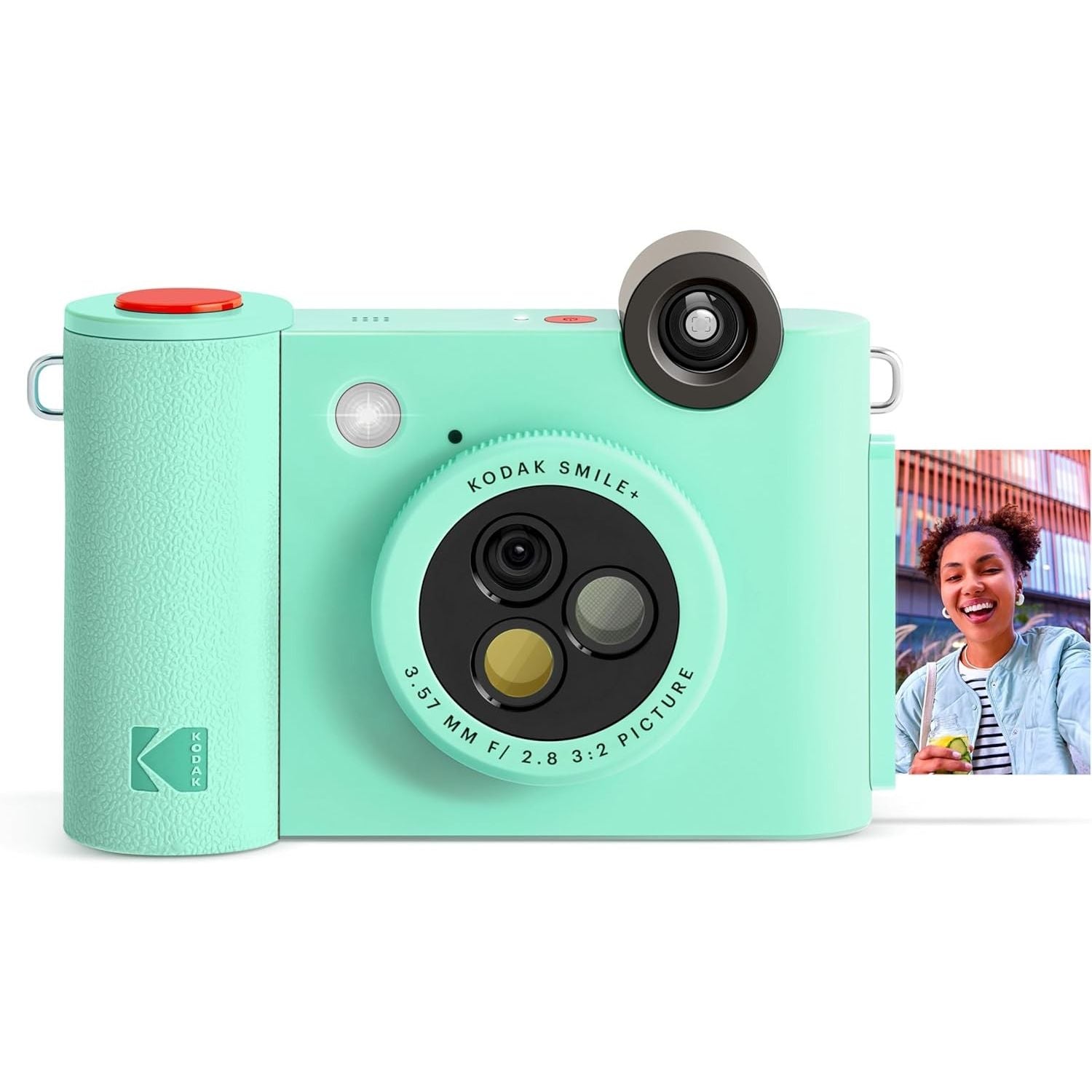 Kodak SMILE+ Green GARANZIA ITALIA POLYPHOTO 2 ANNI