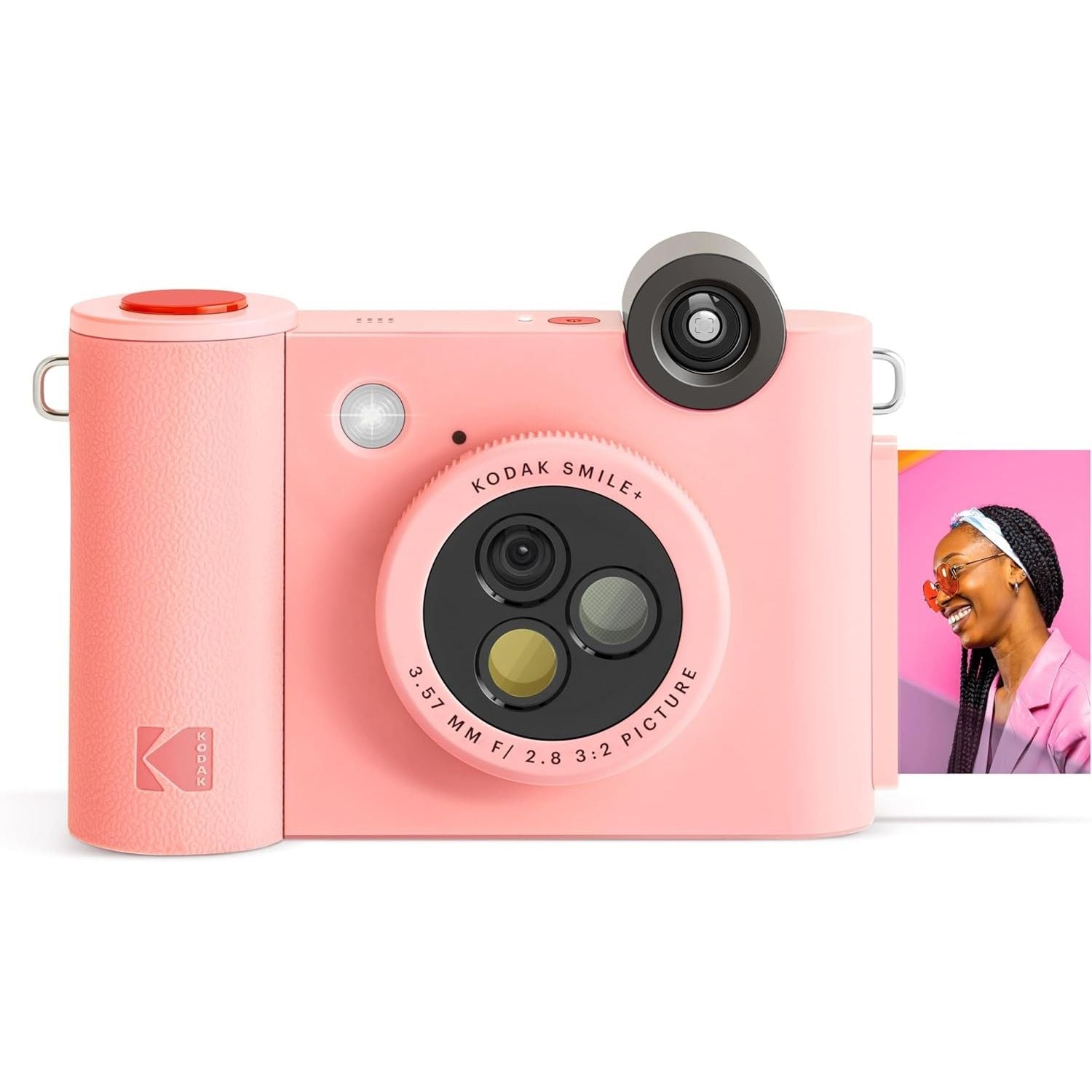 Kodak SMILE+ Pink GARANZIA ITALIA POLYPHOTO 2 ANNI