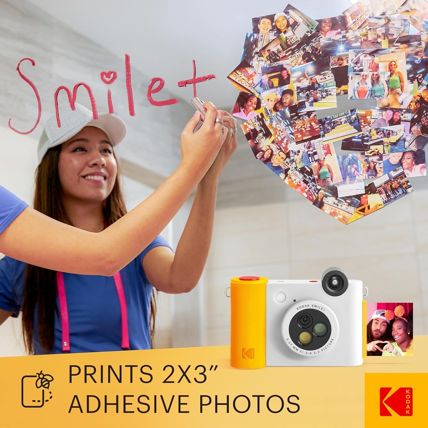 Kodak SMILE+ White GARANZIA ITALIA POLYPHOTO 2 ANNI