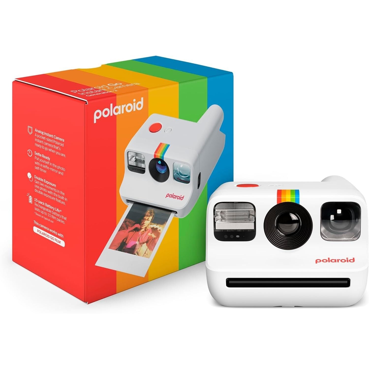 Polaroid GO Generation 2 White GARANZIA 2 ANNI UFFICIALE NITAL ITALIA