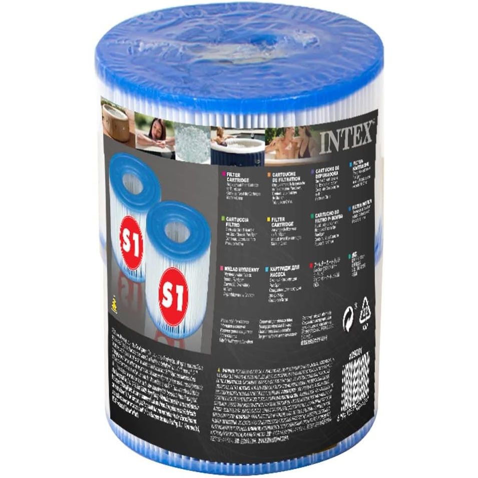 Intex 29001 Due Cartucce Filtranti Per Piscine SPA