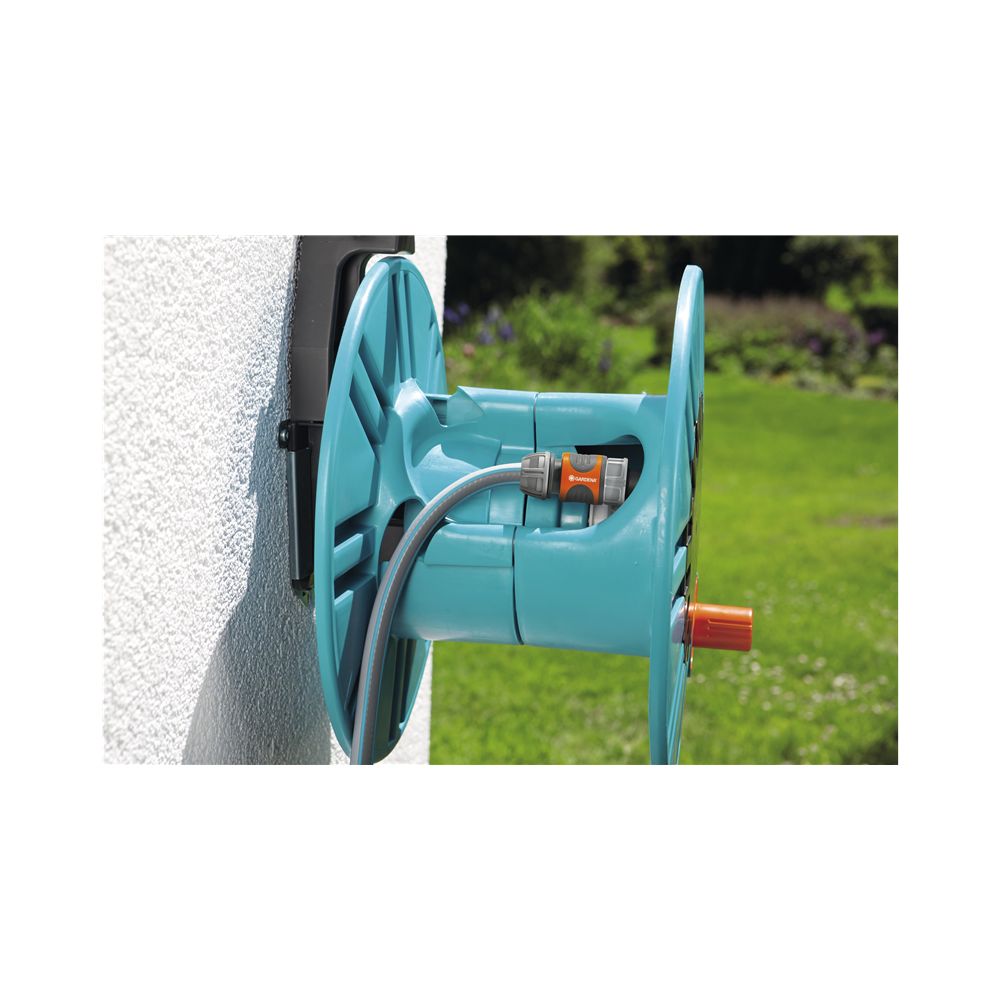 Gardena Avvolgitubo a Muro Con Rullo Di Guida Facile, Pratico E Utile