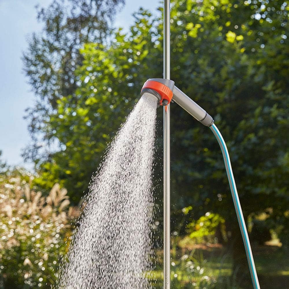 Gardena Doccia Da Giardino Modello Trio Con 2 Tipi Di Getto, Flusso Acqua Regolabile
