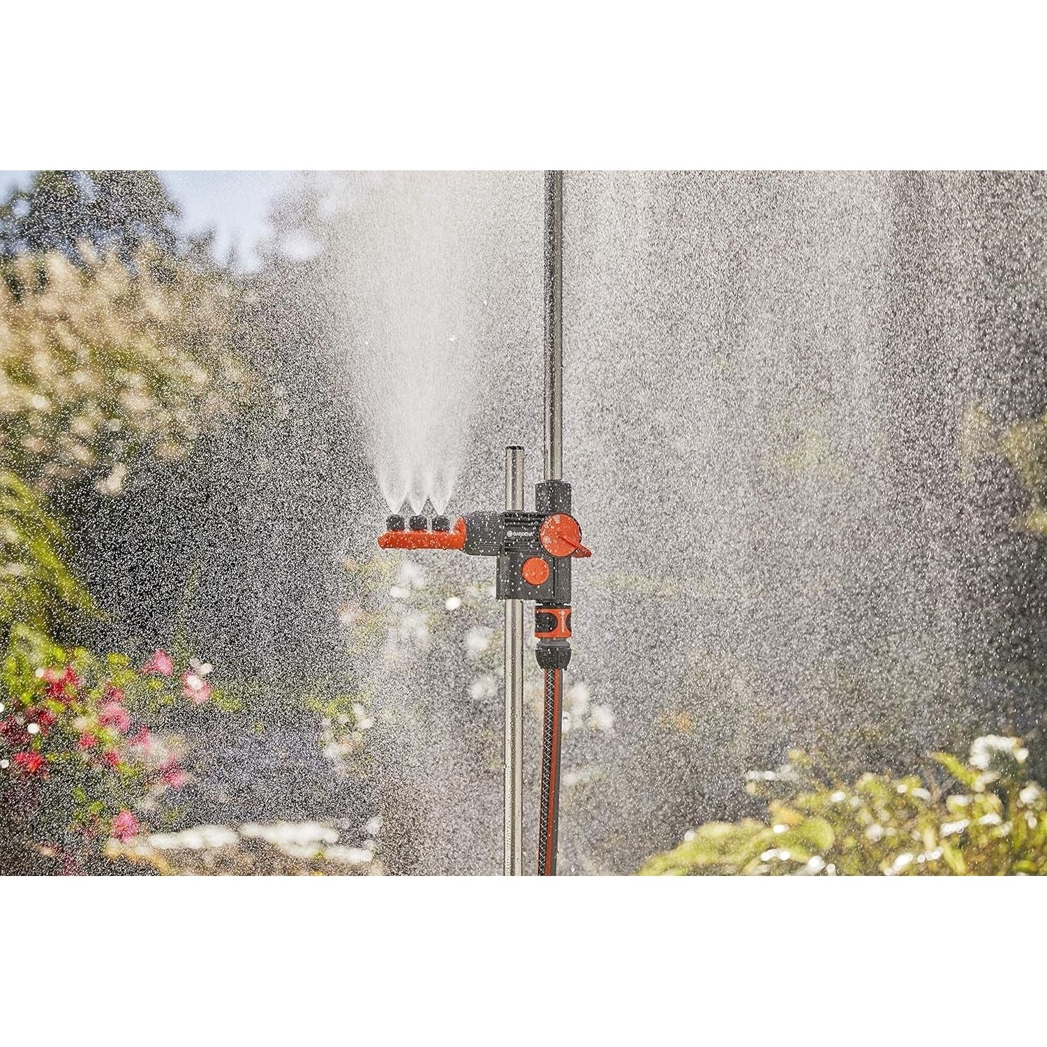 Gardena Doccia Da Giardino Modello Duo Con 2 Tipi Di Getto A Pioggia e Nebulizzato