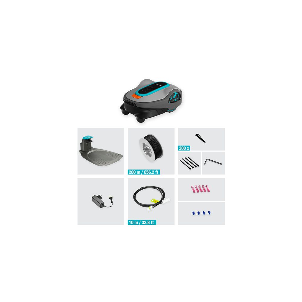 Gardena Robot Rasaerba Modello Sileno Life Per Prati Fino a 750 Mq
