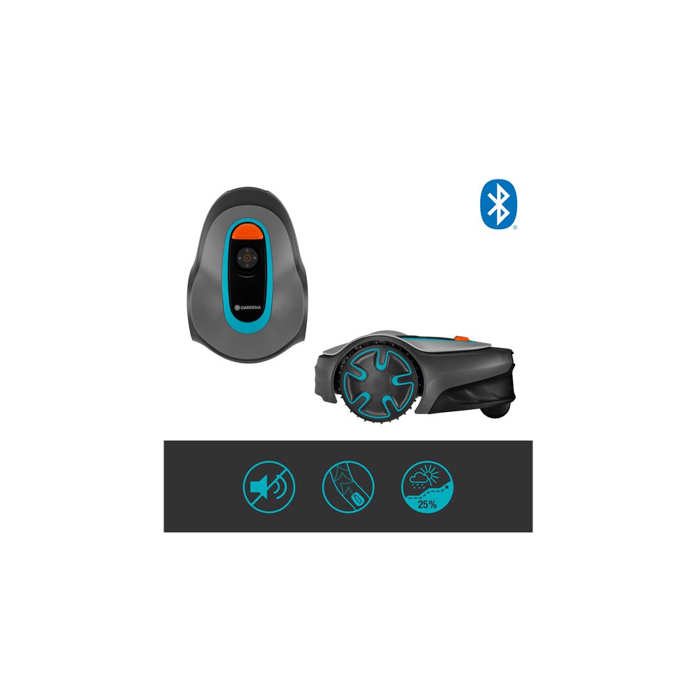 Gardena Robot Rasaerba Modello Sileno Minimo Per Prati Fino a 250 Mq