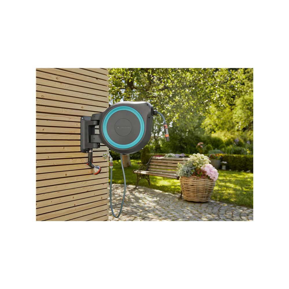 Gardena Avvolgitubo A Parete RollUp XL 35m Colore Turchese