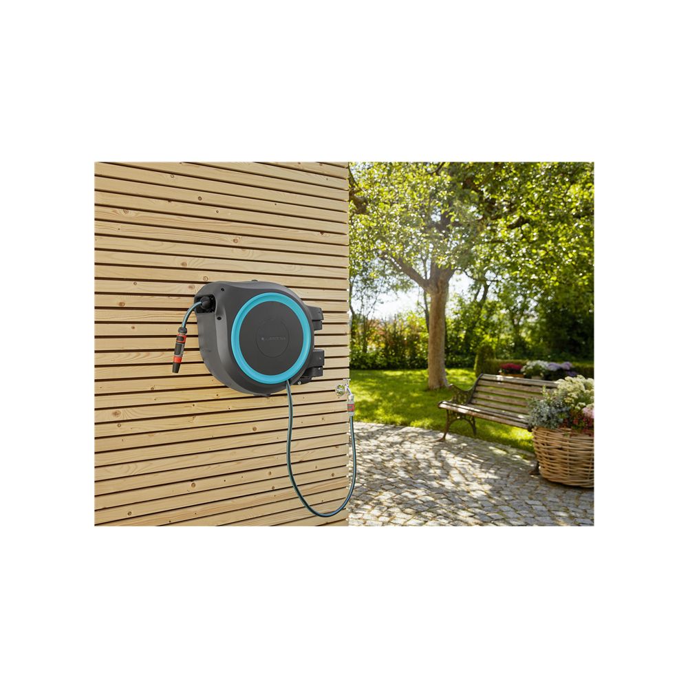 Gardena Avvolgitubo A Parete RollUp XL 35m Colore Turchese