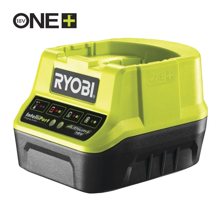 Ryobi Kit 4 Utensili Trapano Avvitatore Sega Circolare Sega a Gattuccio Torcia E Due Batterie