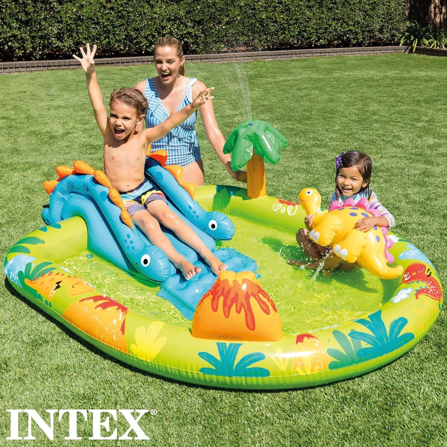 Intex 57166 Piscina Playcenter Dinosauri Cm 191X152X58