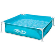 Intex 57173 Piscina Mini Frame Colore Blu122 x 122 x 30 cm Per Bambini dai 2 Anni In Su
