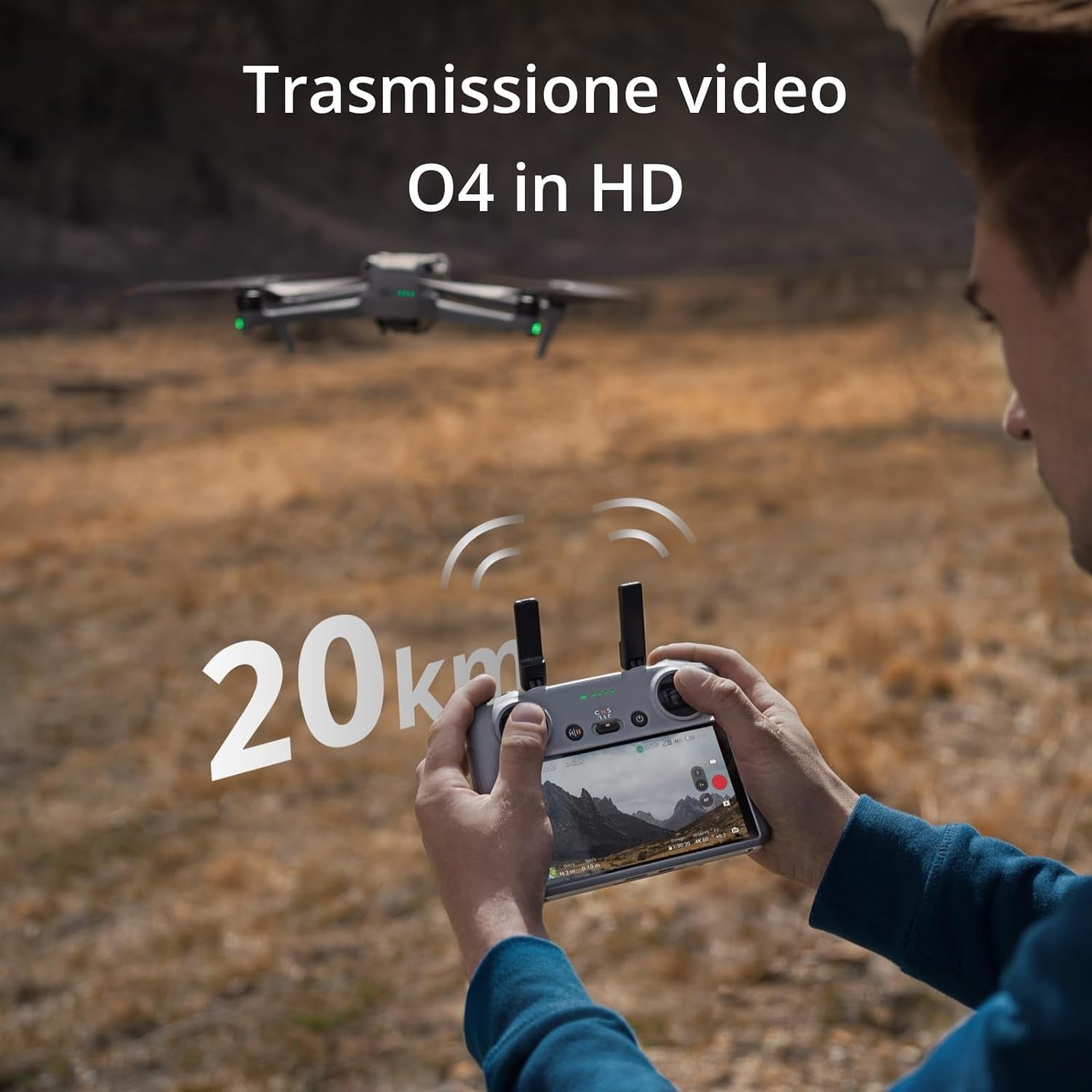DJI RC 2 - Telecomando per DJI Air 3 / DJI Mini 4 Pro