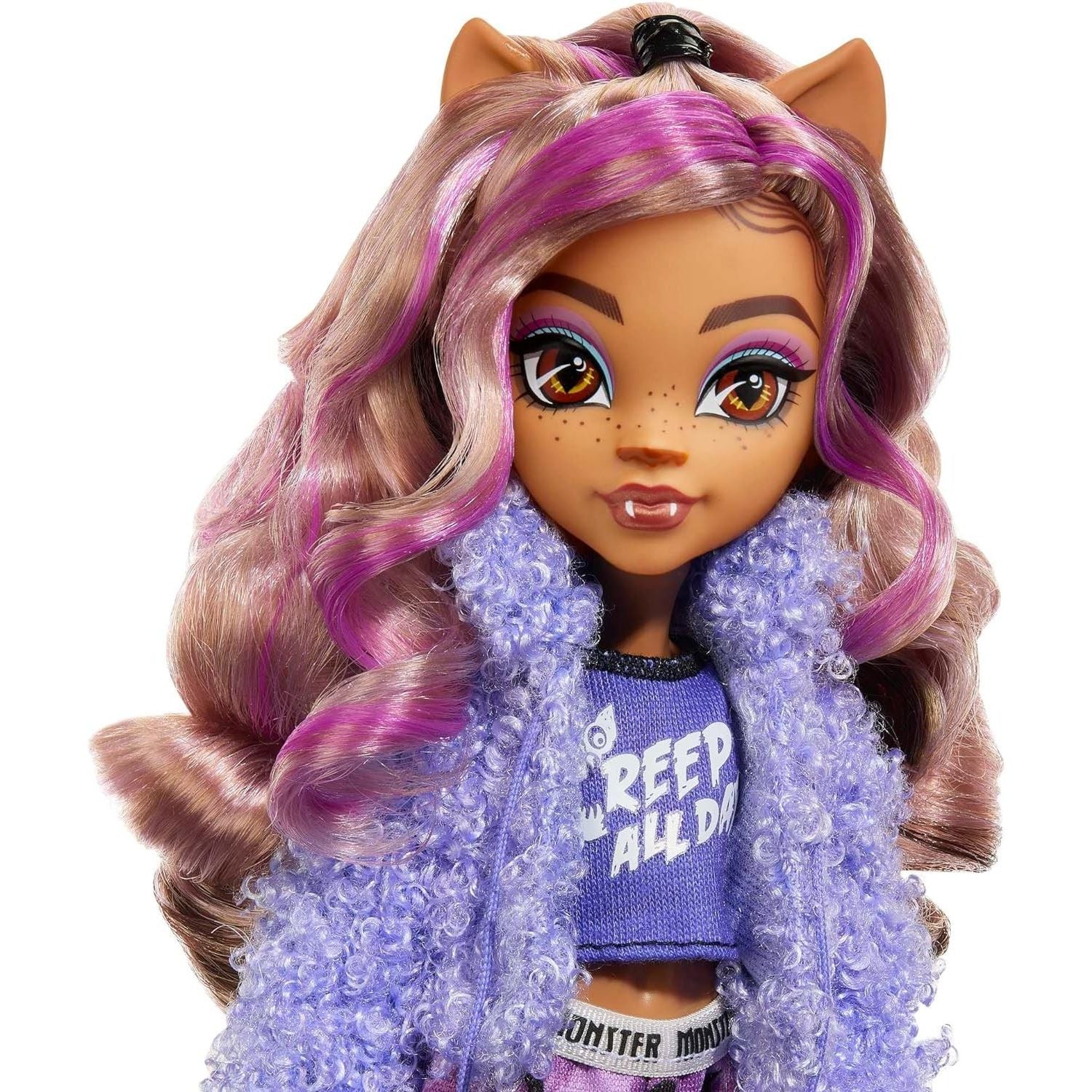 Monster High Clawdeen Wolf Creepover Party, Bambola con Outfit