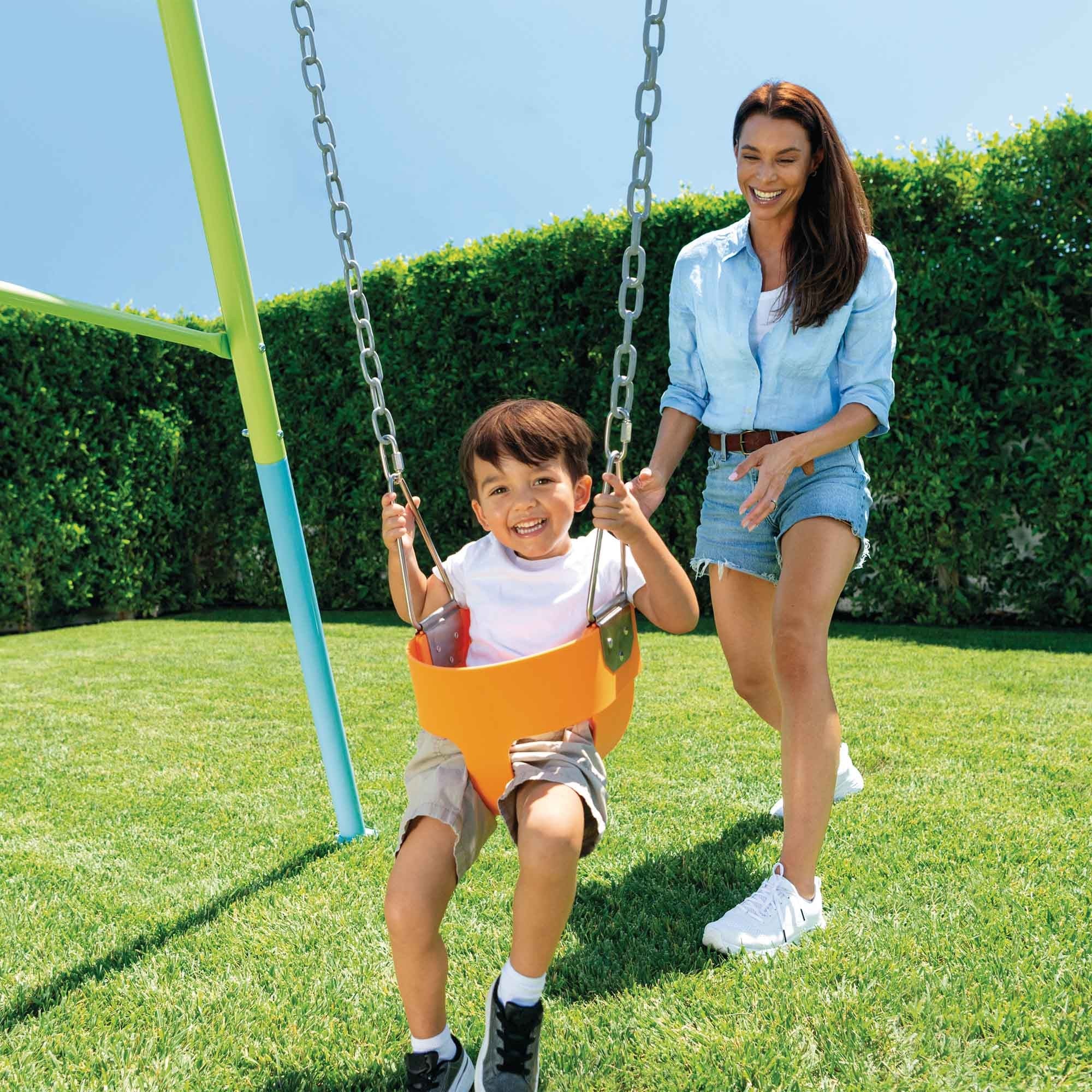 Intex 44113 Altalena Colorata 2 In 1 Con Seggiolini Intercambiabili 170x235x200 cm