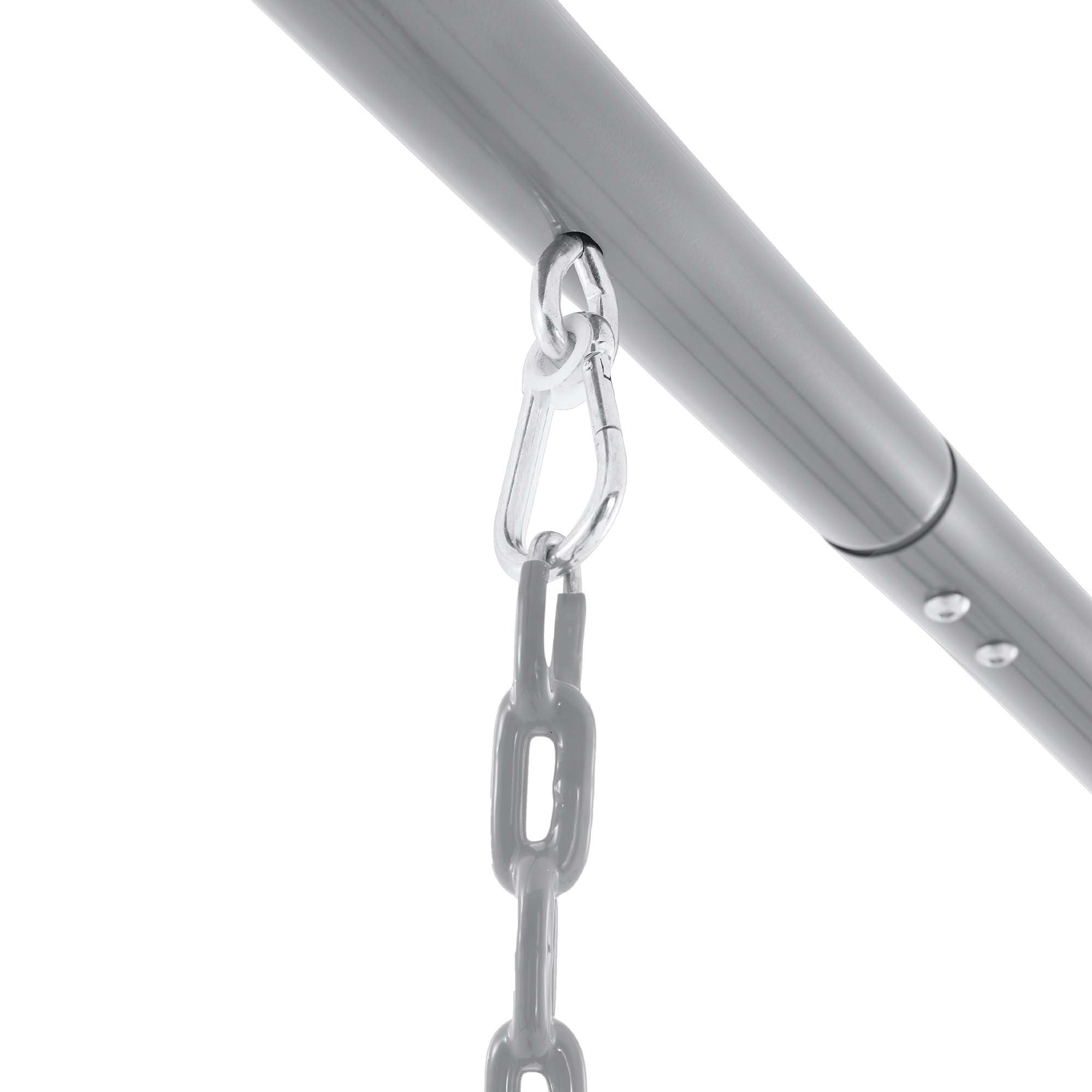 Intex 44114 Altalena Grigia 2 In 1 Con Seggiolini Intercambiabili 170x235x200 cm