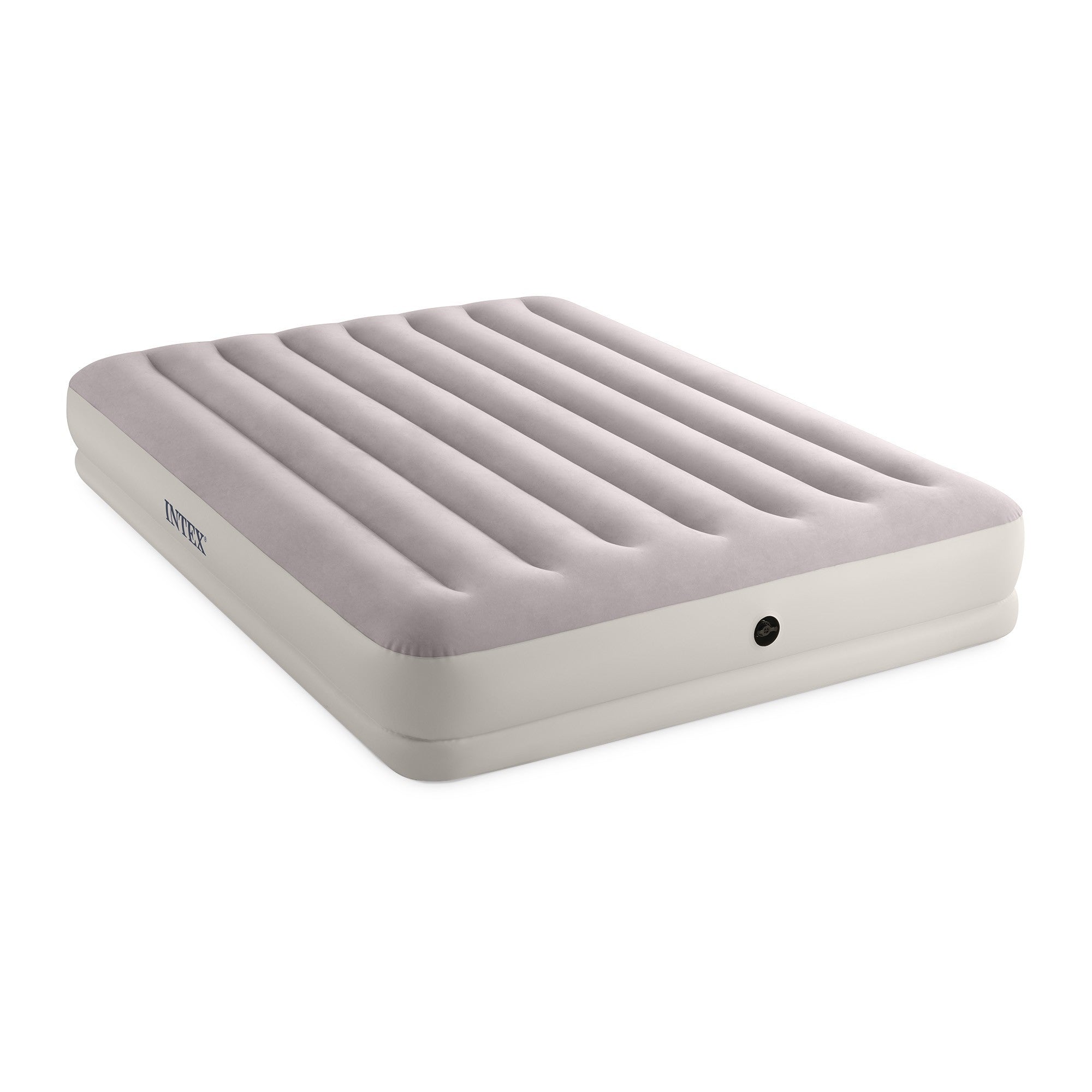 Intex 64179 Materasso Airbed Dura-Beam Prestige Mid-Rise Matrimoniale con Pompa USB Cm 152x203x30