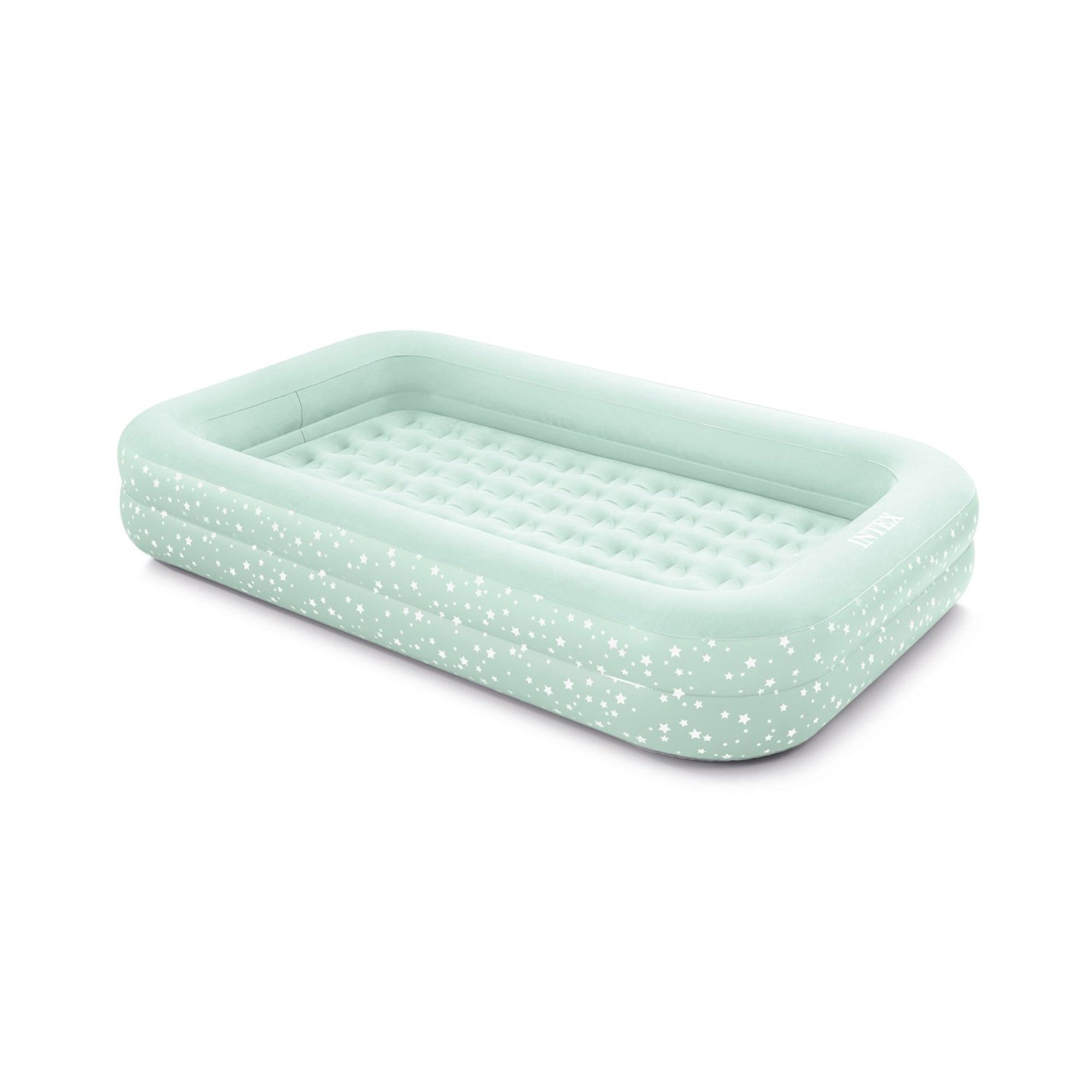 Intex 66810NP Materasso Gonfiabile Baby con Pompa Manuale Inclusa Cm 107x168x25