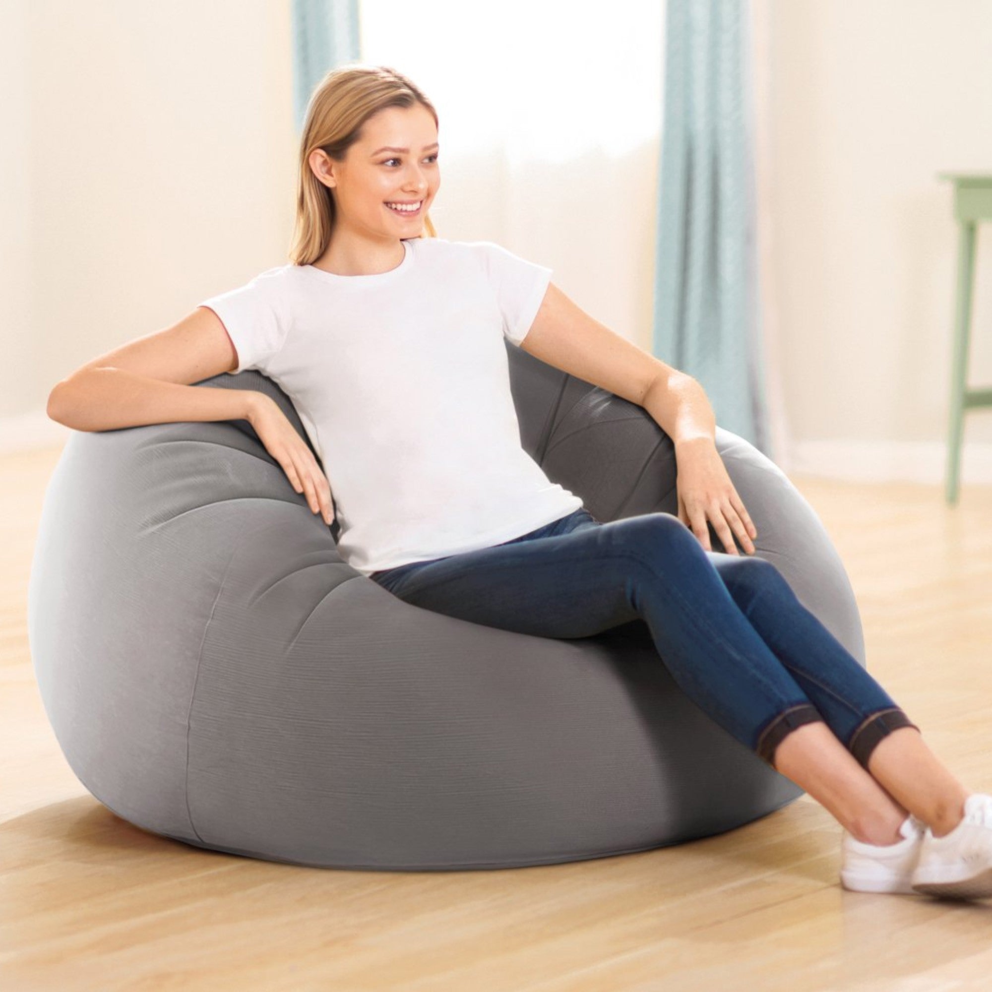 Intex 68579 Poltrona Sacco Gonfiabile Beanless Bag Cm 114x11x71