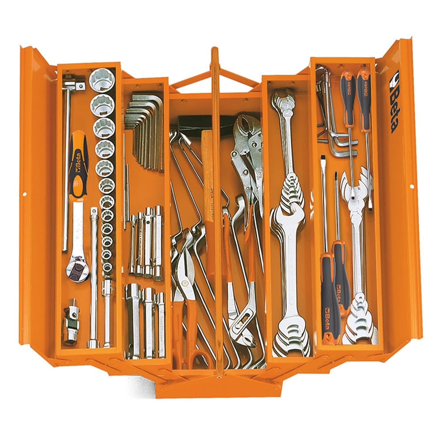 Beta Cestello Estendibile A Cinque Scomparti In Lamiera Vuoto Cm  55x20x21