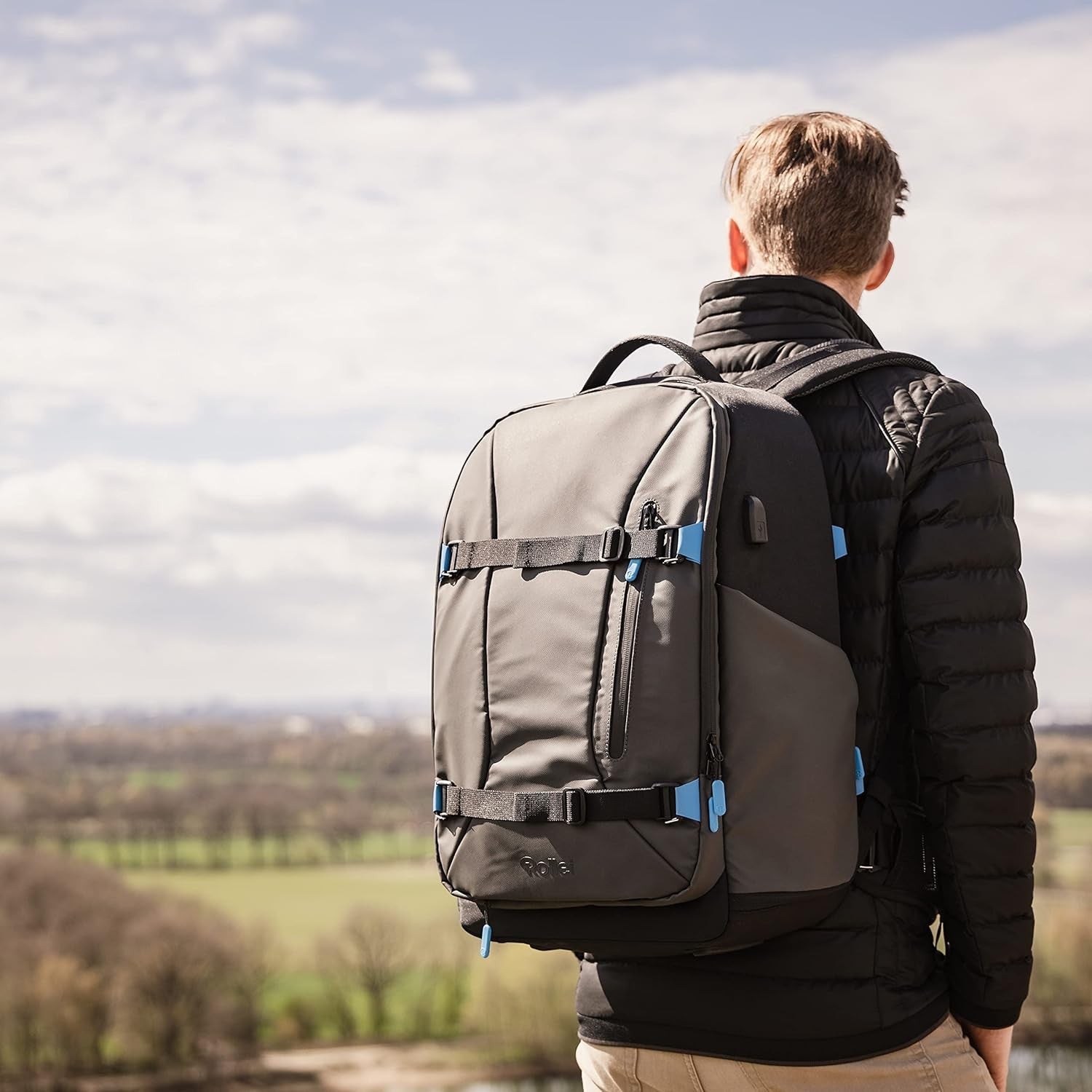 ROLLEI ZAINO FOTOLINER OCEAN PRO, GRIGIO