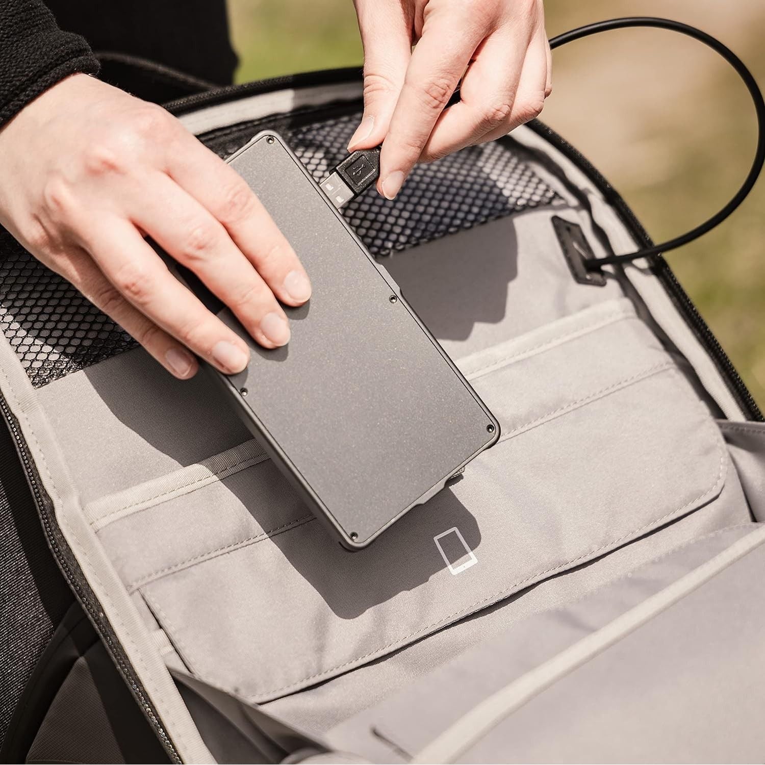 ROLLEI ZAINO FOTOLINER OCEAN PRO, GRIGIO