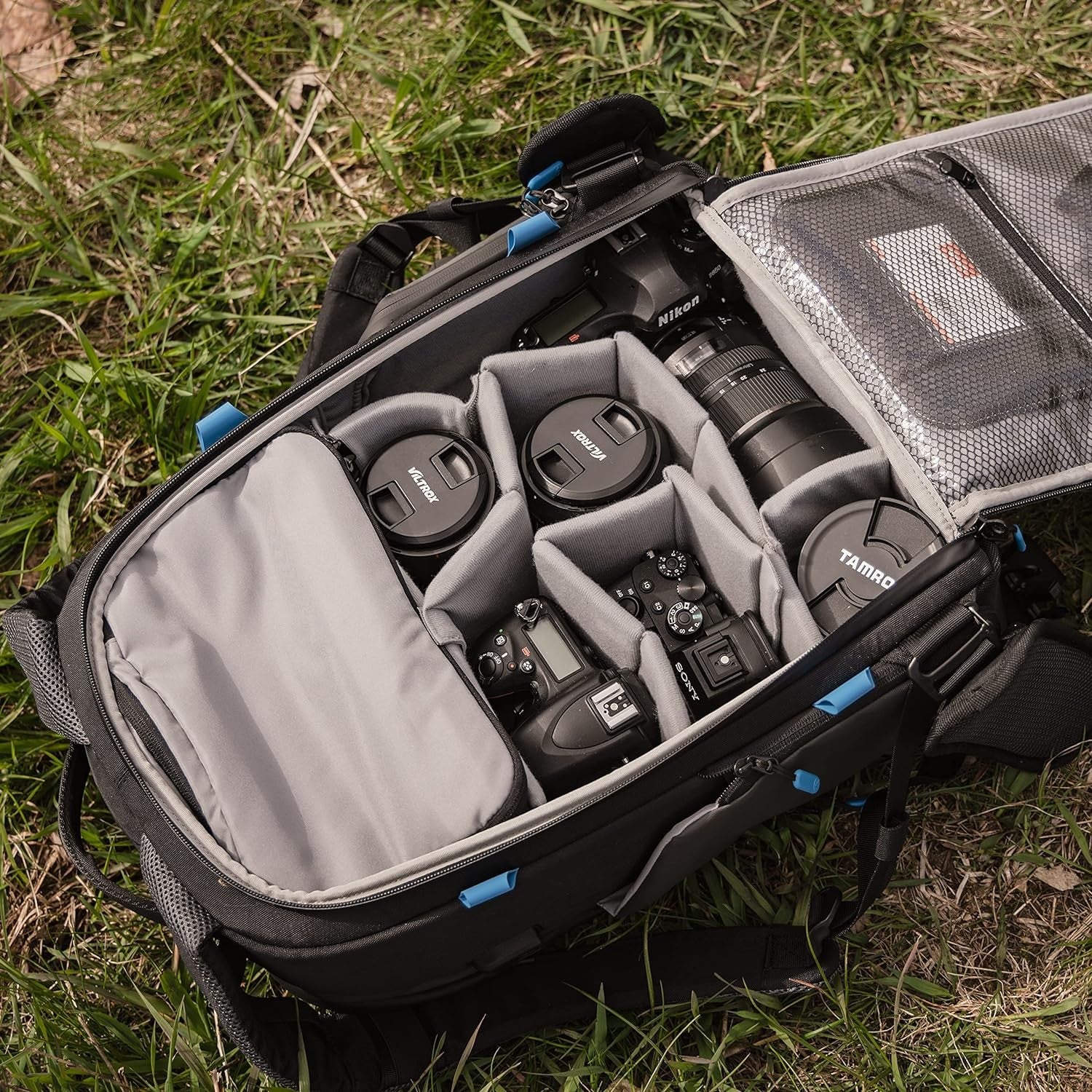 ROLLEI ZAINO FOTOLINER OCEAN PRO, GRIGIO