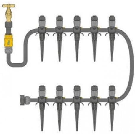 Hozelock Kit Di Irrigazione Completo Per Aree Fino A 10 Mq