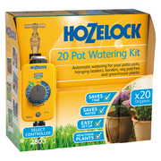 Hozelock Kit Di Irrigazione Automatica 20 vasi Con Programmatore Manuale Select