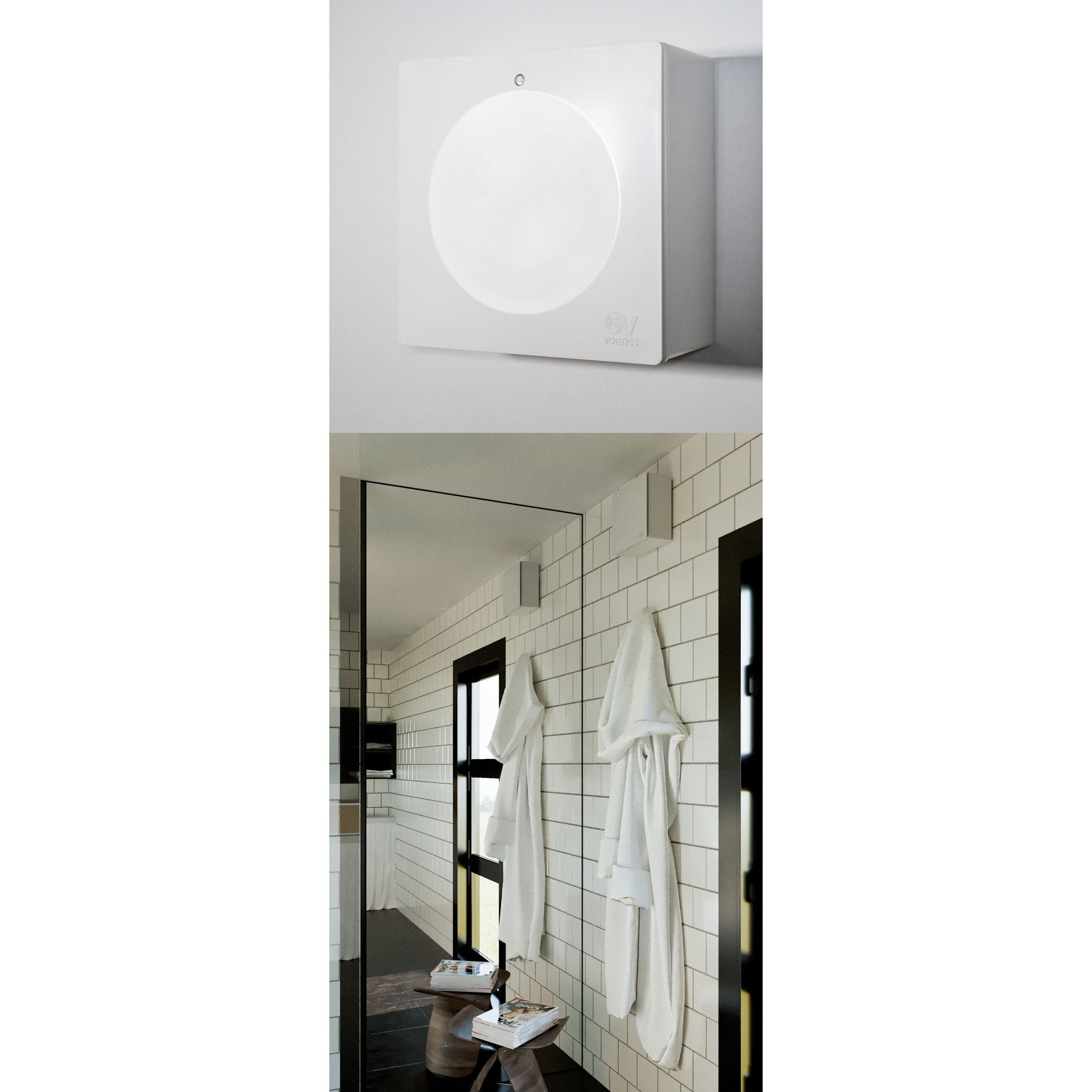 Vortice 12205 Bra.vo Qe Aspiratore Centrifugo A Parete Intelligente Connesso Con Internet