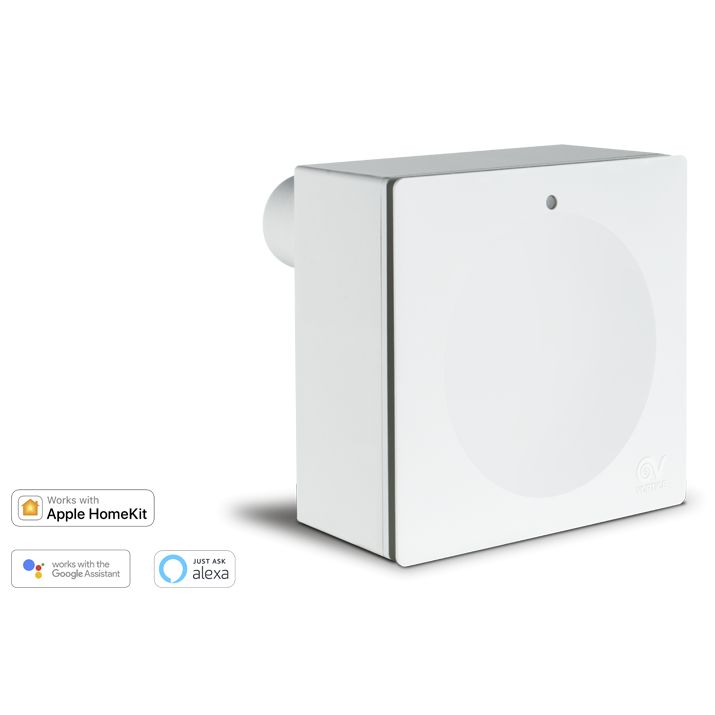 Vortice 12205 Bra.vo Qe Aspiratore Centrifugo A Parete Intelligente Connesso Con Internet