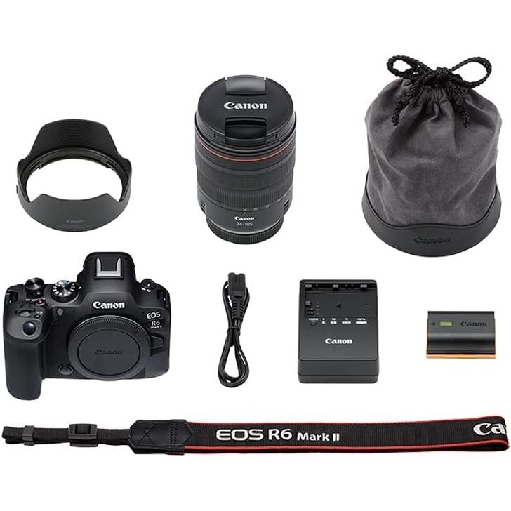 Canon Eos R6 Mark II + RF 24-105mm F4.0 L IS GARANZIA UFFICIALE ITALIA 2 ANNI