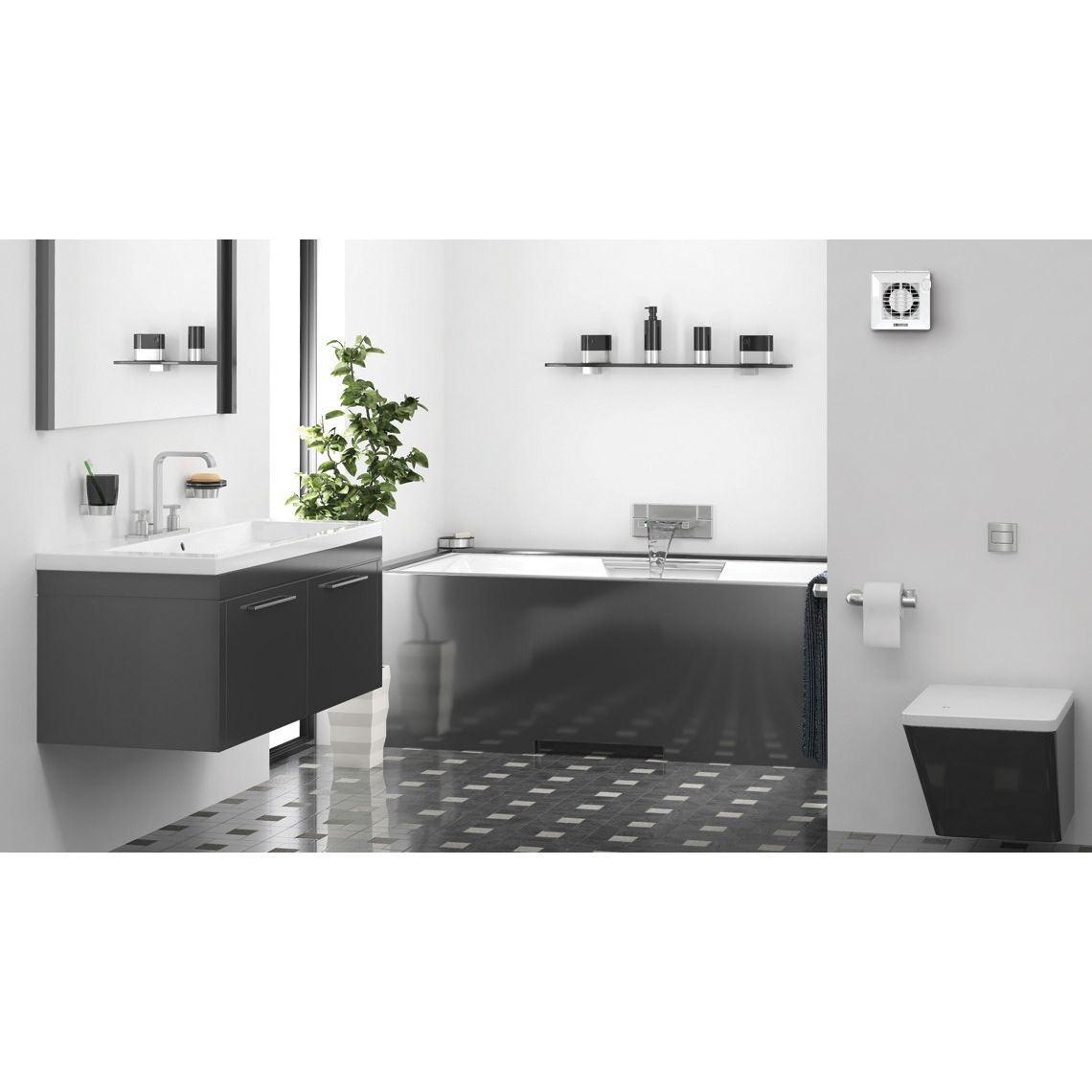 Vortice 11201 Aspiratori Elicoidali Da Muro M 100/4"