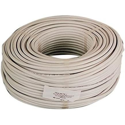 Cavo Multipolare Flessibile Sez 3X2,5 Colore Bianco HO5VV-F Matassa 100 Metri