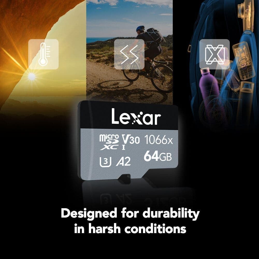 LEXAR MICROSDXC 64GB 1066X C10 V3