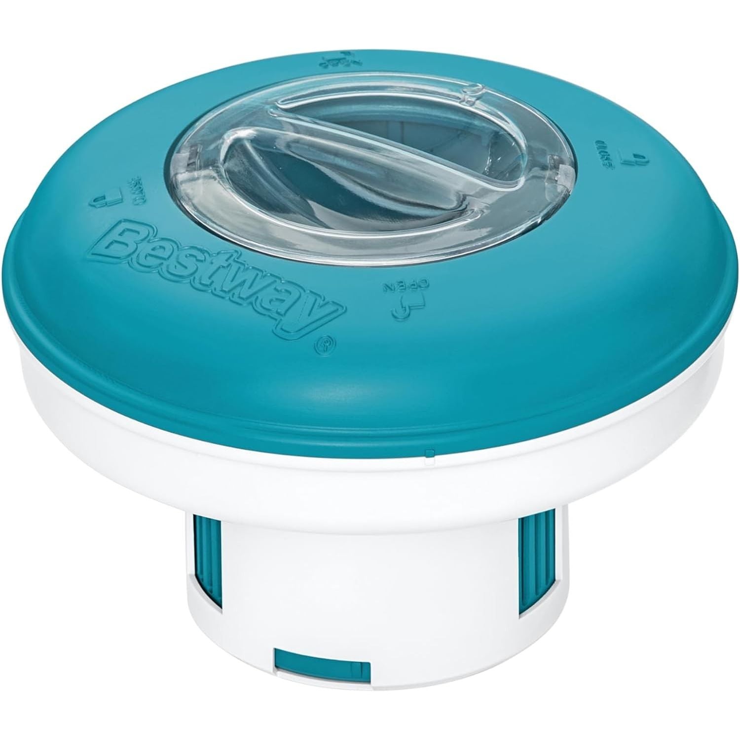 Bestway 58769 Dispenser Cloro Galleggiante Da Cm. 16,5 Per Pastiglie Fino a Cm. 7,6 Di Diametro