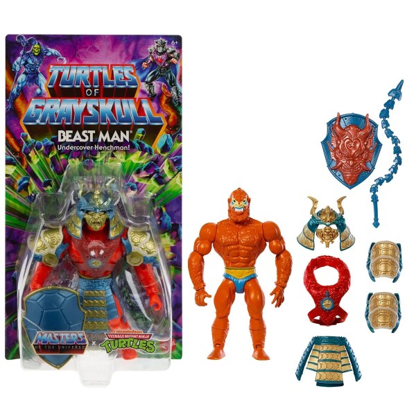 Masters of the Universe MOTU x TMNT: Turtles of Grayskull BEAST MAN