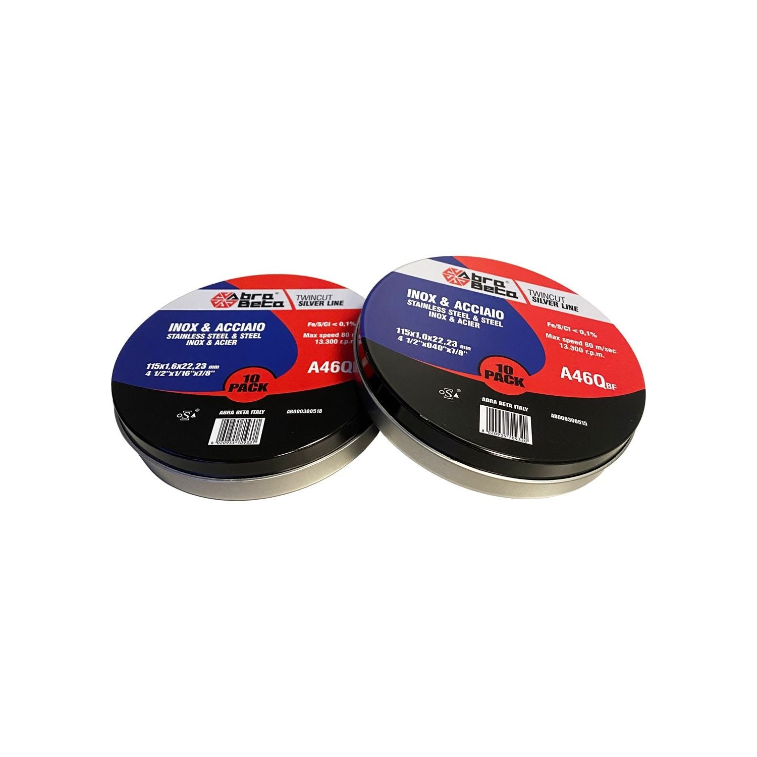 Abra Beta Disco Da Taglio Acciao Inox 115x1,0 A46Q Offerta Per Quantita'