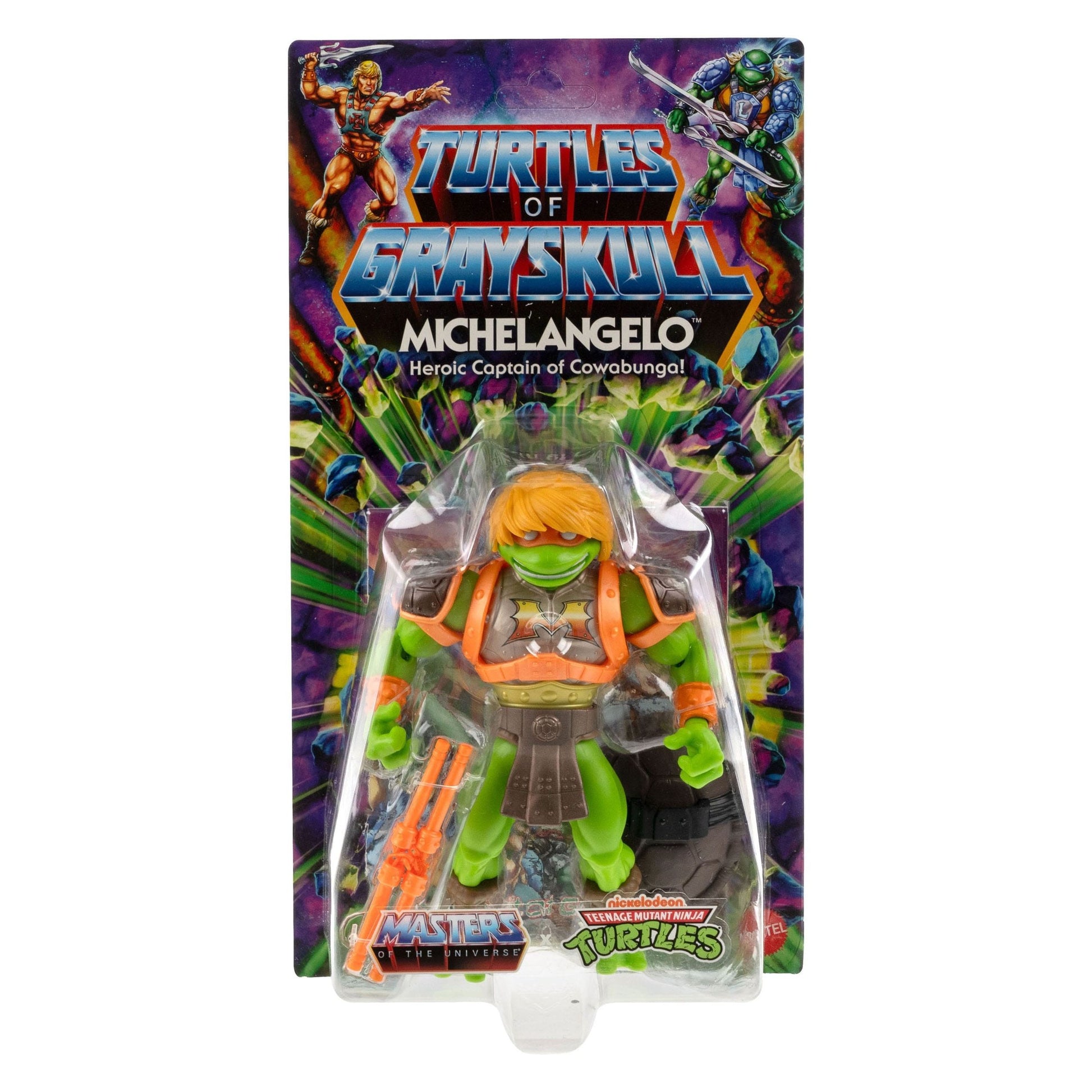 Masters of the Universe MOTU x TMNT: Turtles of Grayskull MICHELANGELO